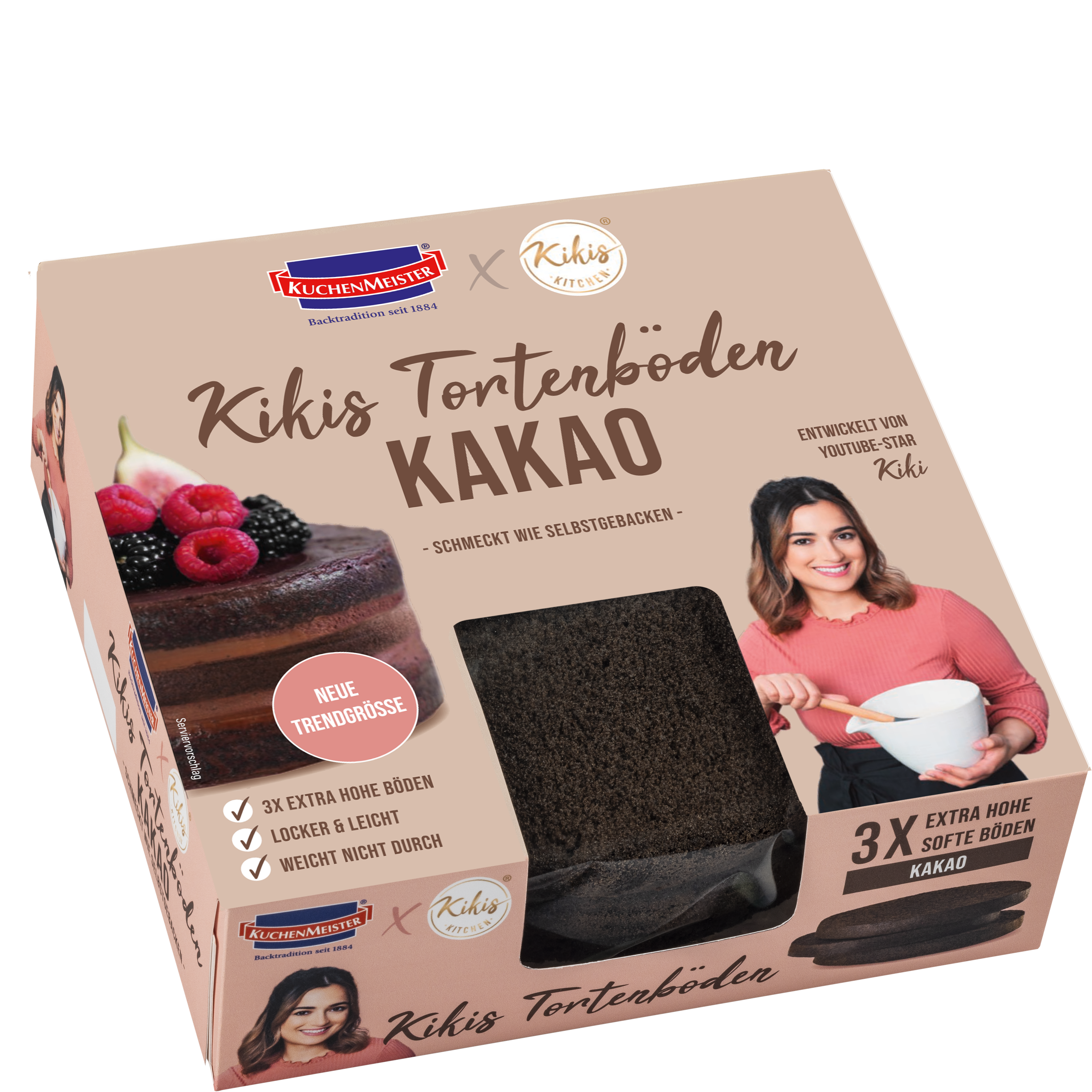 Kikis Kitchen Tortenböden Kakao 300g